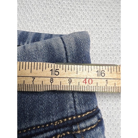 Old Navy Jegging Women Sz 12 Elastic Waist Inseam is 28 Blue Denim - Picture 7 of 16